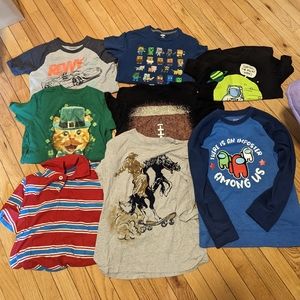 Boys 10/12 lot shirts
